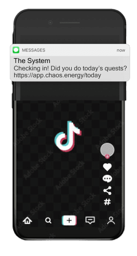 Daily Check-in Interface